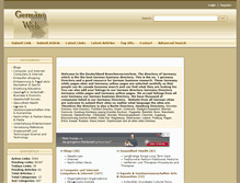 Tablet Screenshot of germanywebdirectory.com